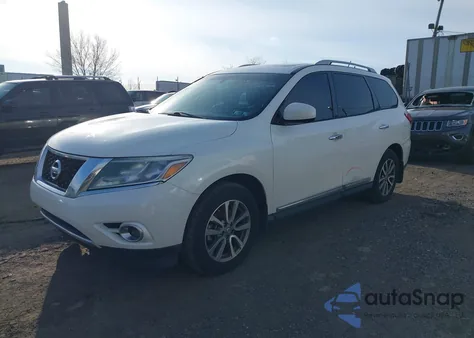 2015 Nissan Pathfinder Sl from USA, damaged, VIN 5N1AR2MM2FC713553